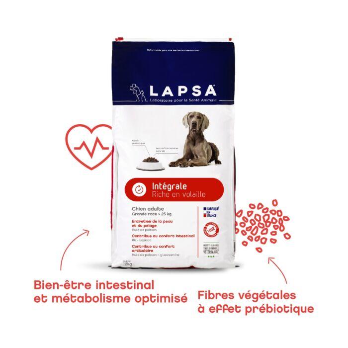 Croquettes Intégrale Adulte grande race 12kg